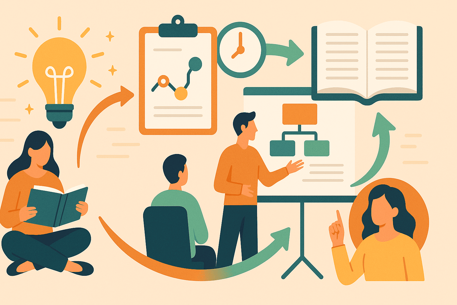 Designing Visual Pathways: Guiding Learners Through Time