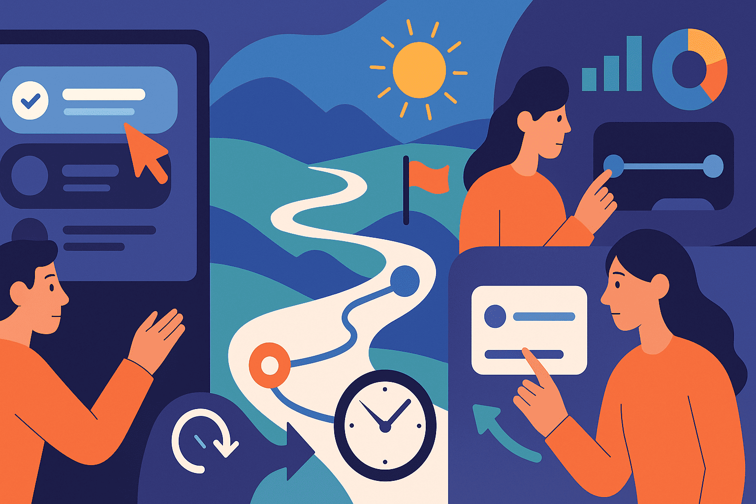 Crafting Engaging Learning Paths with Temporal Visual Design